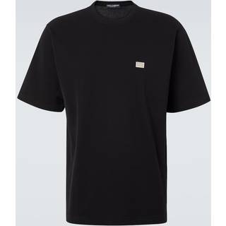Dolce&Gabbana Logo cotton piquÃ© T-shirt - black - EU 48