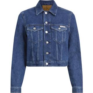 Calvin Klein Jeans Cropped 90's Denim Trucker 1A4 Denim Medium M