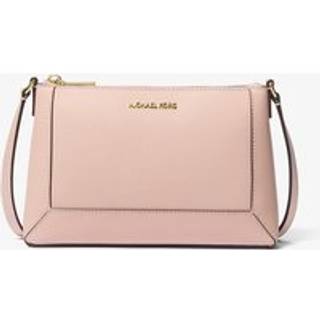 MK Sallie Medium Saffiano Leather Crossbody Bag - Pink - Michael Kors - ONE SIZE