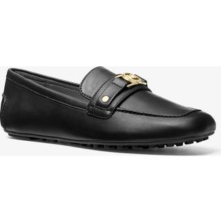 MK Mandy Leather Moccasin Loafer - Black - Michael Kors - EU 41