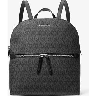 MK Dallas Medium Signature Logo Backpack - Black - Michael Kors - ONE SIZE