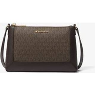 MK Sallie Medium Signature Logo Crossbody Bag - Brown - Michael Kors - ONE SIZE