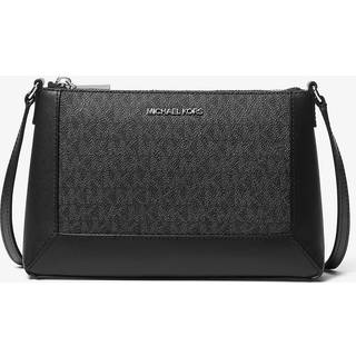 MK Sallie Medium Signature Logo Crossbody Bag - Black - Michael Kors - ONE SIZE