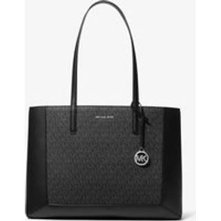 MK Sallie Large Signature Logo Tote Bag - Black - Michael Kors - ONE SIZE