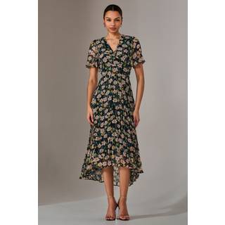 Jolie Moi Jolie Moi Charlotte Plisseret Chiffon Midmaxi Kjole - EU 40 (UK 12)