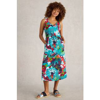 White Stuff White Stuff Blue Heidi Jersey 100% Cotton Dress