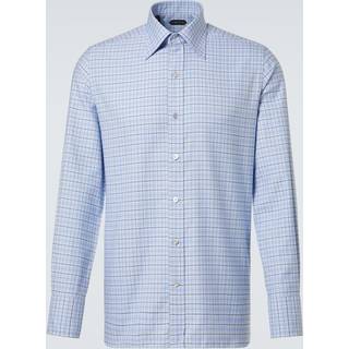 Tom Ford Cotton-blend shirt - blue - EU 37