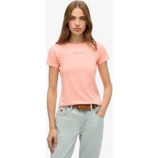 Superdry Superdry Pink Core Logo City Slim Fit T-Shirt