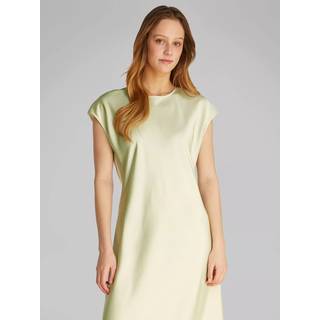 Satin Sheath Dress - Green - 6