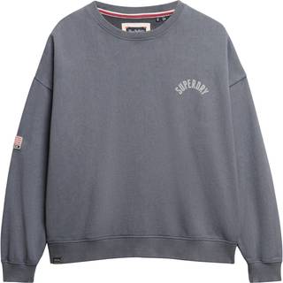 Superdry Athletic Essentials Trykt Crew 100% SweatshirtEU 42 (UK 14)