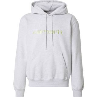 Sweatshirt Carhartt WIP Hooded Carhartt Sweat UNISEX Ash Heather/ Air Green XL - Air Green - XL