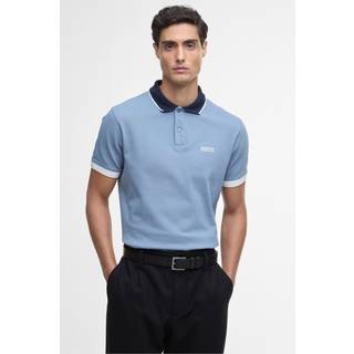 Barbour Howall Polo Shirt in Washed Blue - 2XL