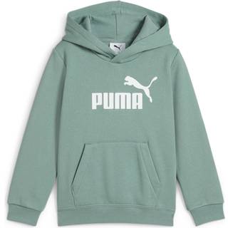 Puma ESS No. 1 Logo Fleece Hoodie Kids, Green, Size 2-3Y, Clothing - Green Moon - 2-3Y