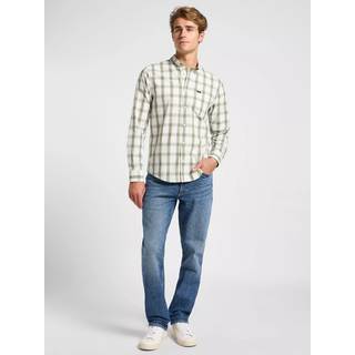 Lee Button Down Shirt Ecru Size XXL