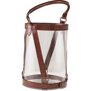 Kensington glaslanterne læder