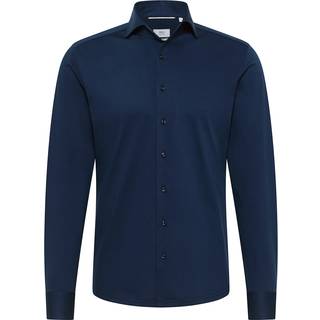 SLIM FIT Japanese Knitted in navy plain