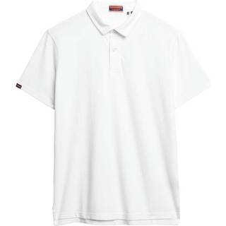 Superdry Superdry White Essential 100% Cotton Jersey Polo Top