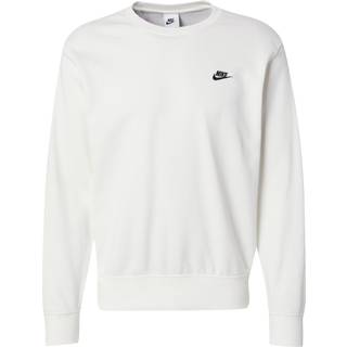 Nike Club-crewtrøje i french terry til mænd - hvid - L