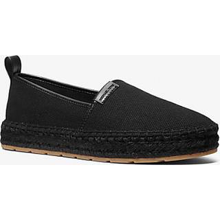 MK Elias Cotton Canvas Slip-On Espadrille - Black - Michael Kors - EU 42