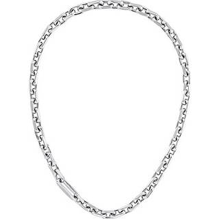 Sculpted Links Necklace - Silver - One Size