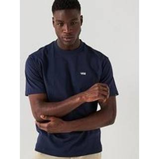 Vans - Left Chest Logo II T-Shirt, Man, Blue, Size: XL - Blue - XL