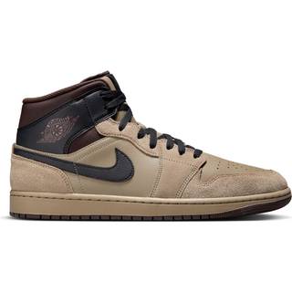 Air Jordan 1 Mid-sko til mænd - brun - 45.5