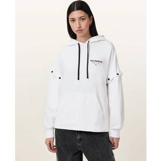 All Saints AllSaints White Amore Amphie Hoodie