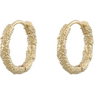 Snö Of Sweden Palma Earring Plain Gold 14 mm