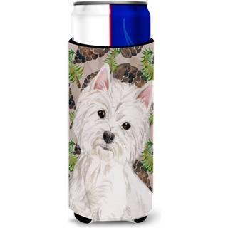 """"Caroline's Treasures Westie Pine Kogler Dekorativ Can Hugger Slim Multicolor""""