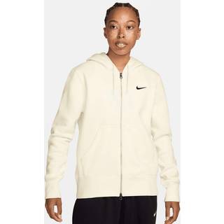 Nike Sportswear Phoenix Fleece-hættetrøje med fuld lynlås til kvinder - hvid - M (EU 40-42)