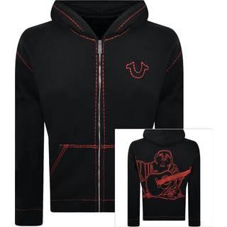True Religion Super T Full Zip Hoodie, Black - L