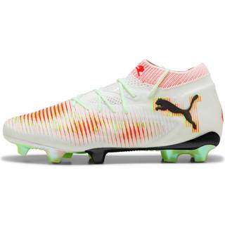 Puma FUTURE 8 ULTIMATE LAUNCH FG Football Boots Unisex, White, Size 43, Shoes - Lime Squeeze - 43