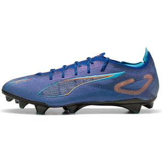 PUMA ULTRA 5 CARBON SPEED FG Football Boots Unisex, Shoes, Vivid Blue/Heat Fire/Bright Aqua, 44.5