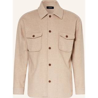 Reiss Compton Wool Blend Herringbone Twill OvershirtM