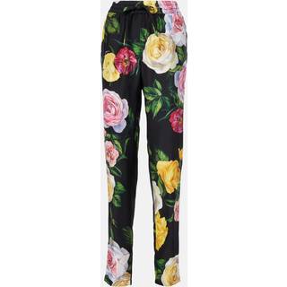 Dolce&Gabbana Floral silk straight pants - multicoloured - L
