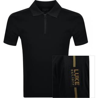 Luke 1977 Caltech Polo T Shirt Black