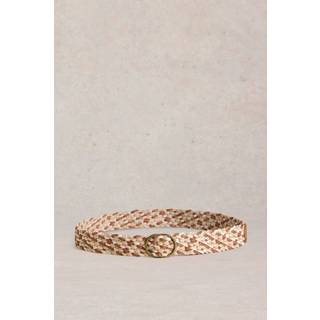 White Stuff White Stuff Brown Leather Weave Belt