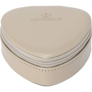 Windrose Smykkeskrin Merino Moda Heart - Creme