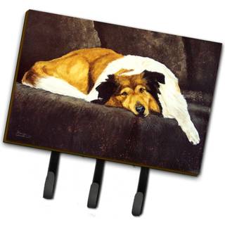 """" Caroline's Treasures AMB1031TH68 Collie af Tanya og Craig Amberson snor eller nøgleholder stor multicolor """"