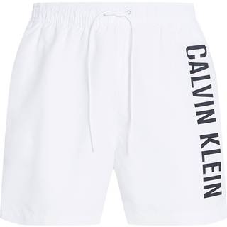 Medium Drawstring Swim Shorts - Intense Power - White - 4XL
