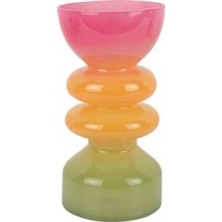 Vase Funky Vibes Ø13cm glas multifarvet