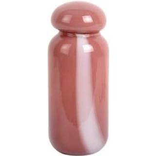 Vase Dulce Raya 10x25cm glas rosa