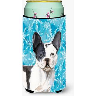 """"Caroline's Treasures Sort Hvid Fransk Bulldog Vinter Dekorativ Kan Hugger Tall Multicolor""""