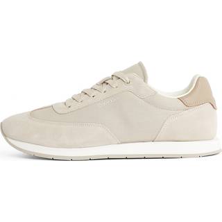 Suede Low Profile Trainers - Beige - EU 42