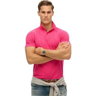 Superdry Superdry Pink City Pique Polo Shirt