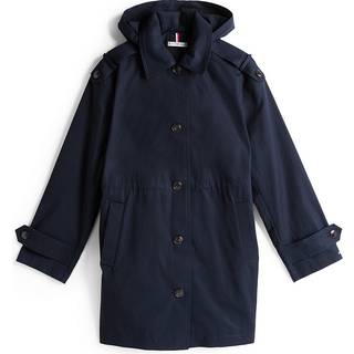 Hooded Cuff Strap Parka