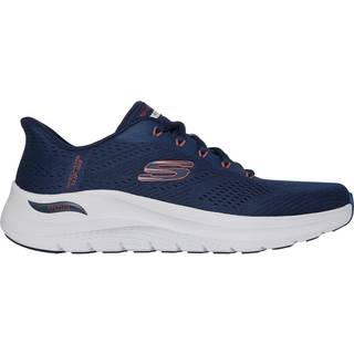 Skechers Arch Fit Slip-ins herresko - (Mørk blå, str. 45, Tekstil)