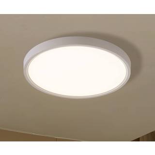 Lindby Smart LED-loftlampe Deika, Ø 40 cm, hvid, Tuya