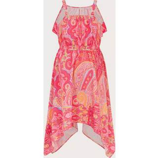 Monsoon Monsoon Orange Paisley Hanky Hem Midi Dress