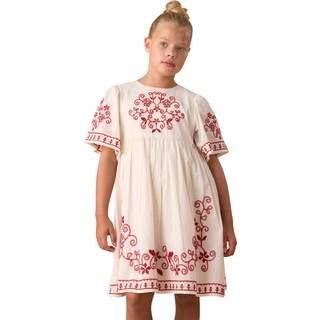 Angel & Rocket Angel & Rocket Reyna Broderet Kjole med Ballonærmer - 9 år (134cm)
